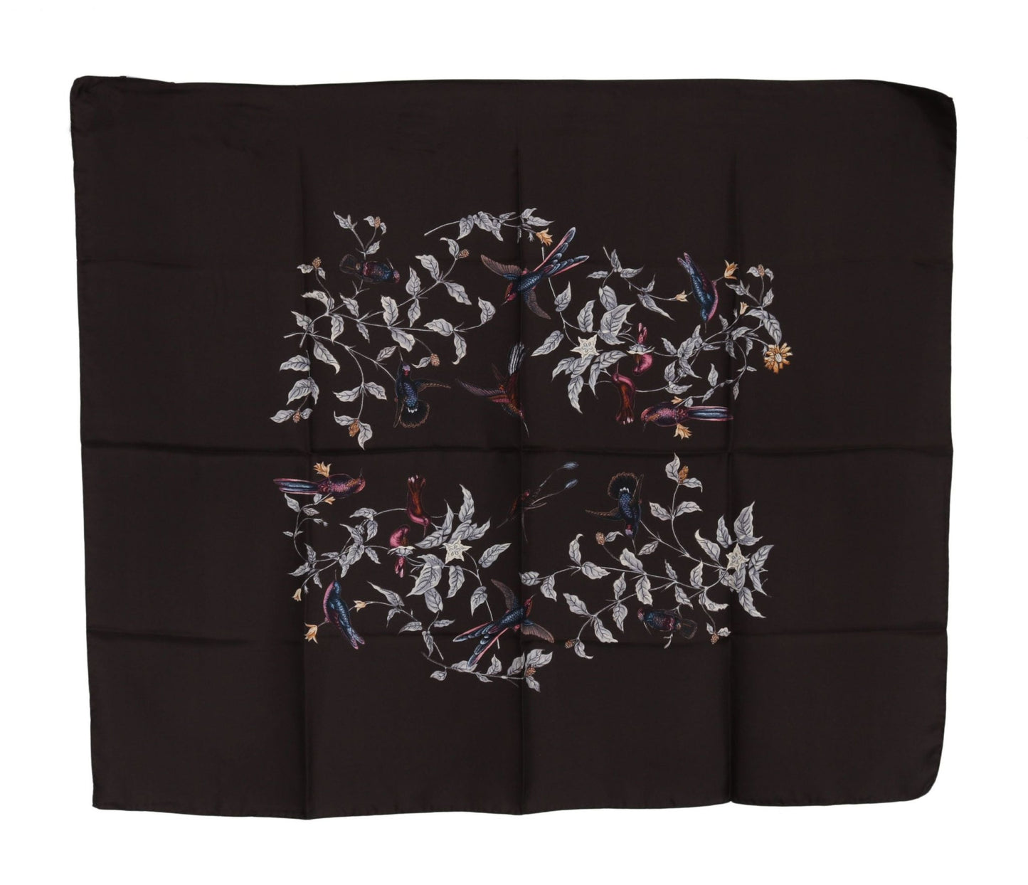 Dolce & Gabbana Elegant Silk Scarf Wrap in Luxe Brown - Sandy Store ByNet