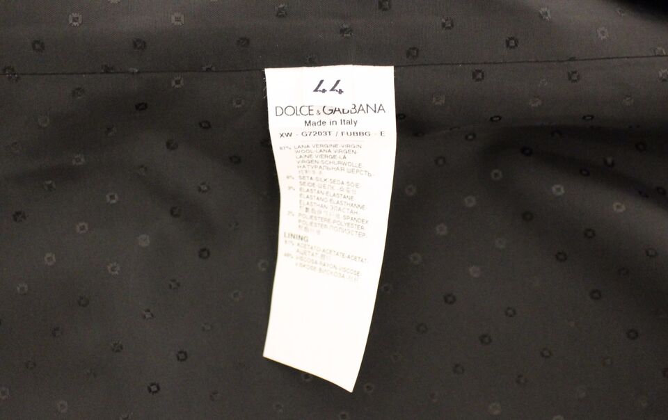 Dolce & Gabbana Elegant Silk - Wool Black Dress Vest - Sandy Store ByNet