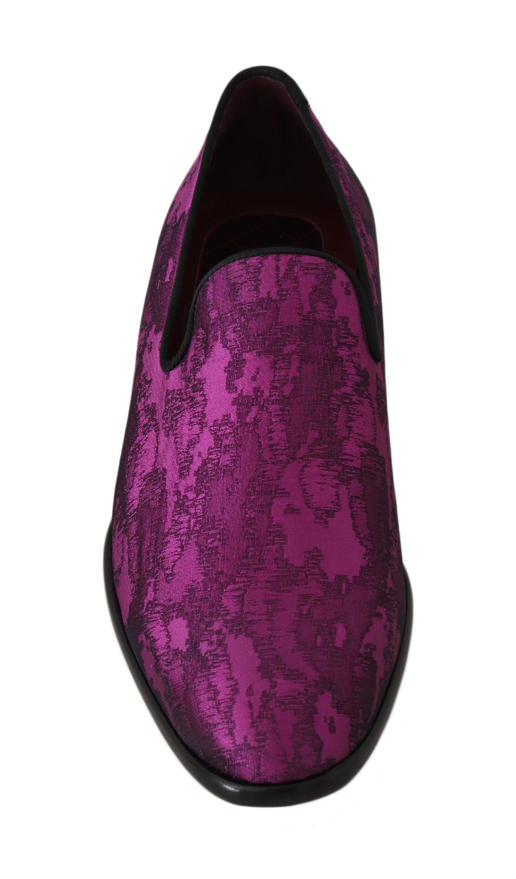 Dolce & Gabbana Elegant Silk - Wool Blend Loafers in Purple - Sandy Store ByNet