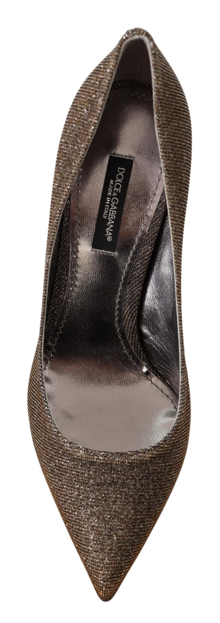 Dolce & Gabbana Elegant Silver Heels Pumps Classic - Sandy Store ByNet