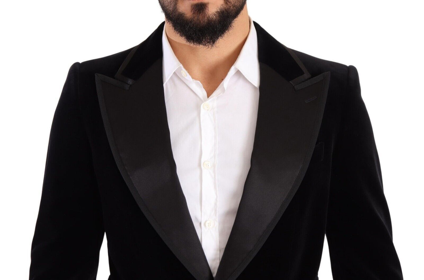 Dolce & Gabbana Elegant Single Breasted Velvet Blazer - Sandy Store ByNet