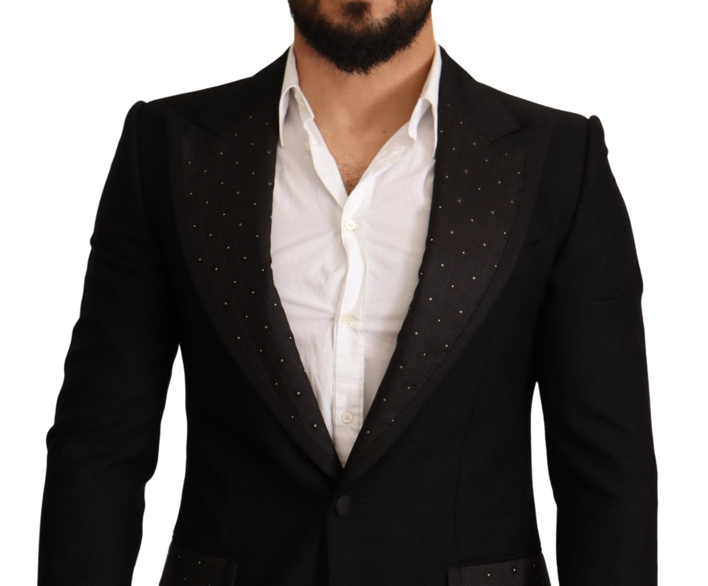 Dolce & Gabbana Elegant Slim Fit Black Blazer Jacket - Sandy Store ByNet