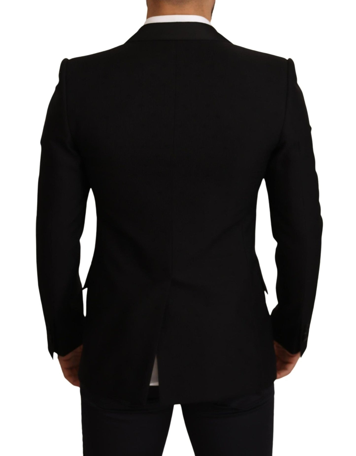 Dolce & Gabbana Elegant Slim Fit Black Blazer Jacket - Sandy Store ByNet