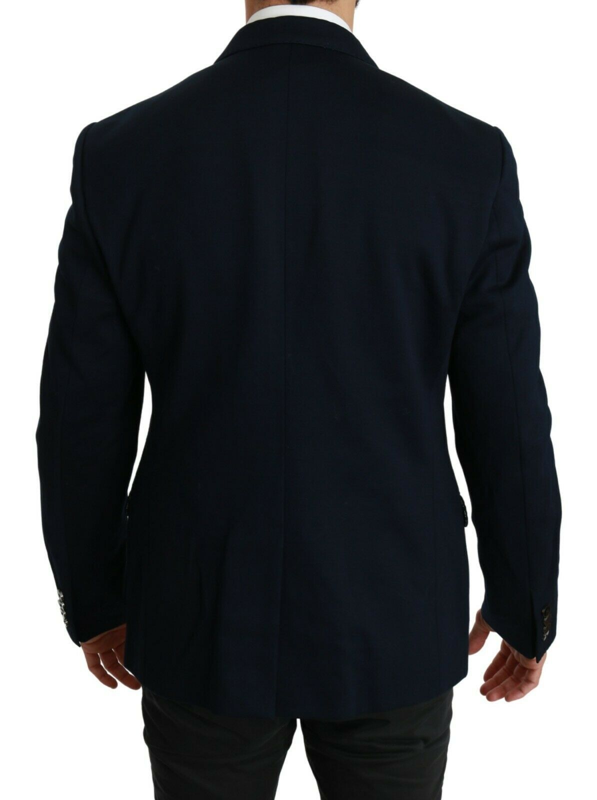 Dolce & Gabbana Elegant Slim Fit Dark Blue Men's Blazer - Sandy Store ByNet