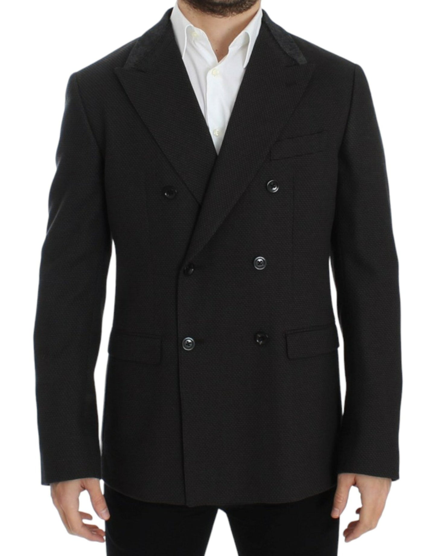 Dolce & Gabbana Elegant Slim Fit Double Breasted Blazer - Sandy Store ByNet