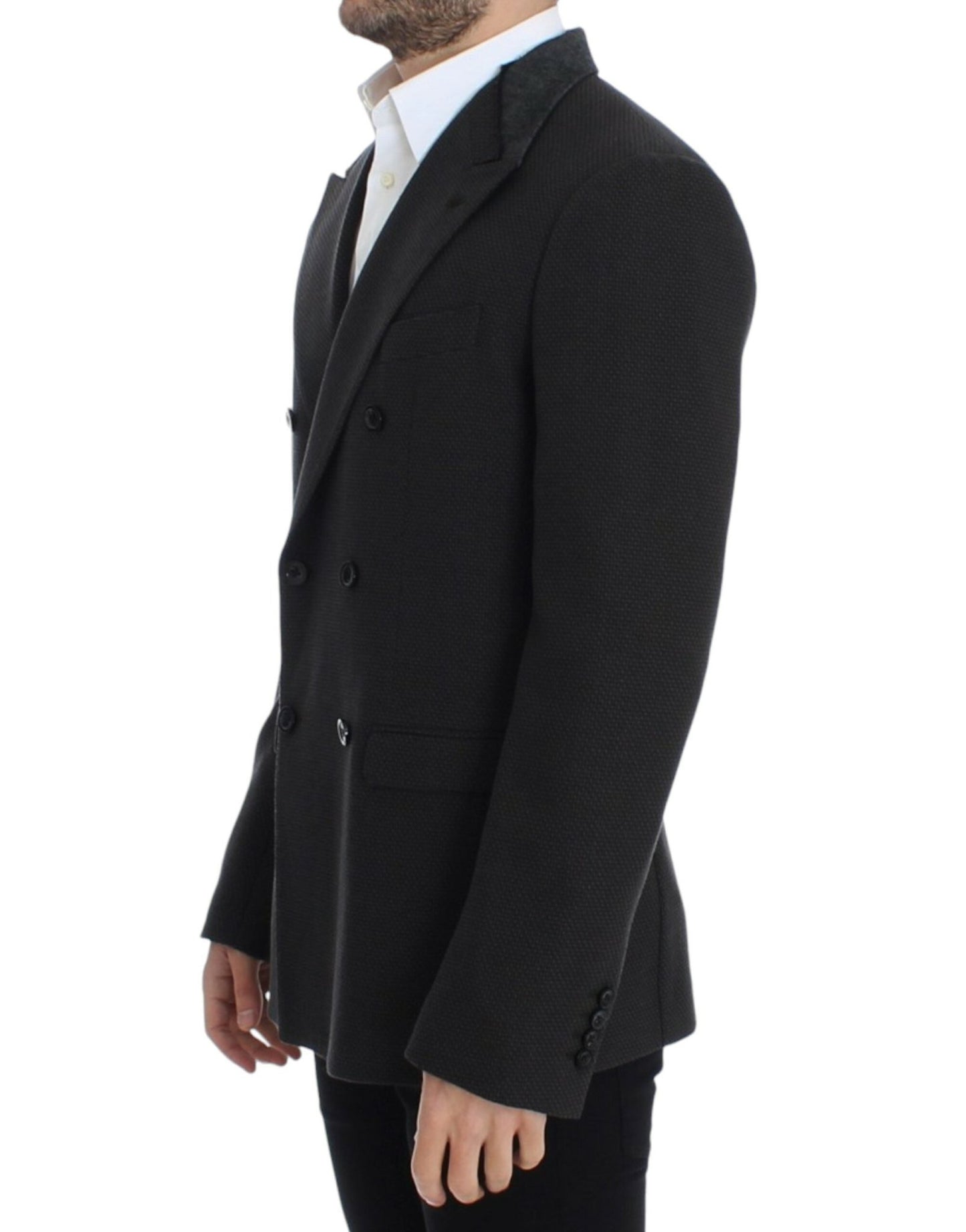 Dolce & Gabbana Elegant Slim Fit Double Breasted Blazer - Sandy Store ByNet