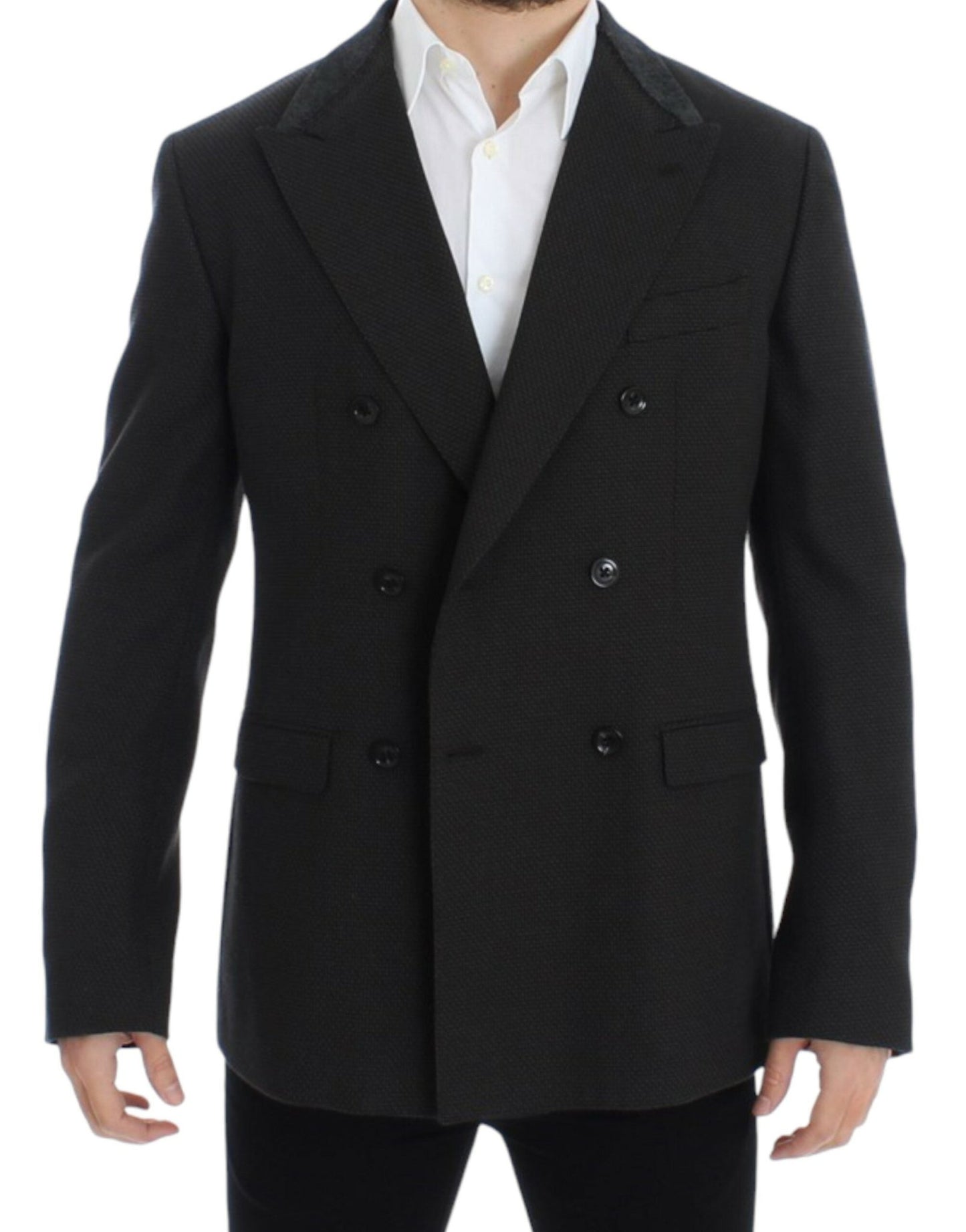 Dolce & Gabbana Elegant Slim Fit Double Breasted Blazer - Sandy Store ByNet