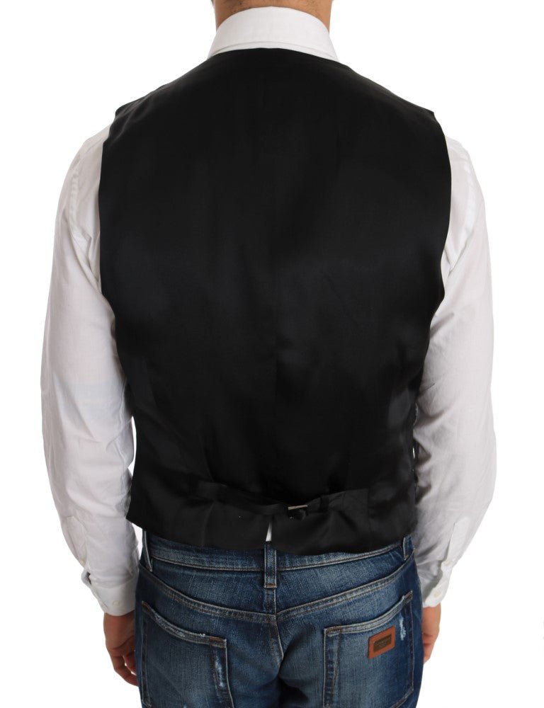 Dolce & Gabbana Elegant Slim Fit Formal Vest in Black - Sandy Store ByNet