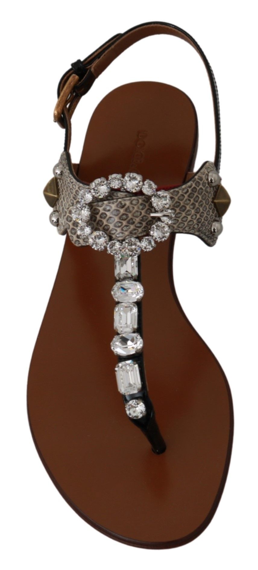 Dolce & Gabbana Elegant Strappy Sandals with Exotic Charm - Sandy Store ByNet