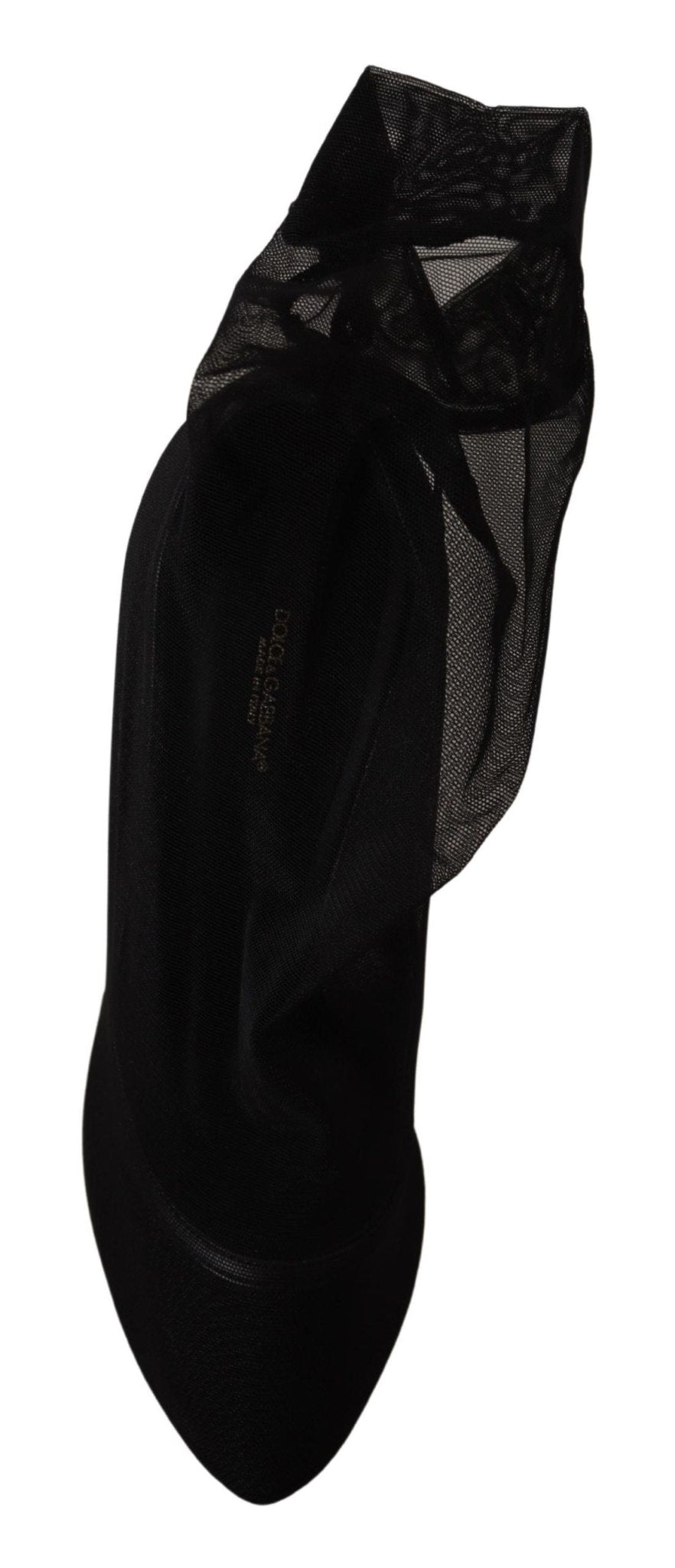 Dolce & Gabbana Elegant Stretch Sock Boot Pumps - Sandy Store ByNet