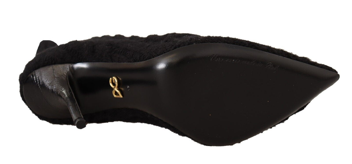 Dolce & Gabbana Elegant Stretch Sock Boots in Black - Sandy Store ByNet