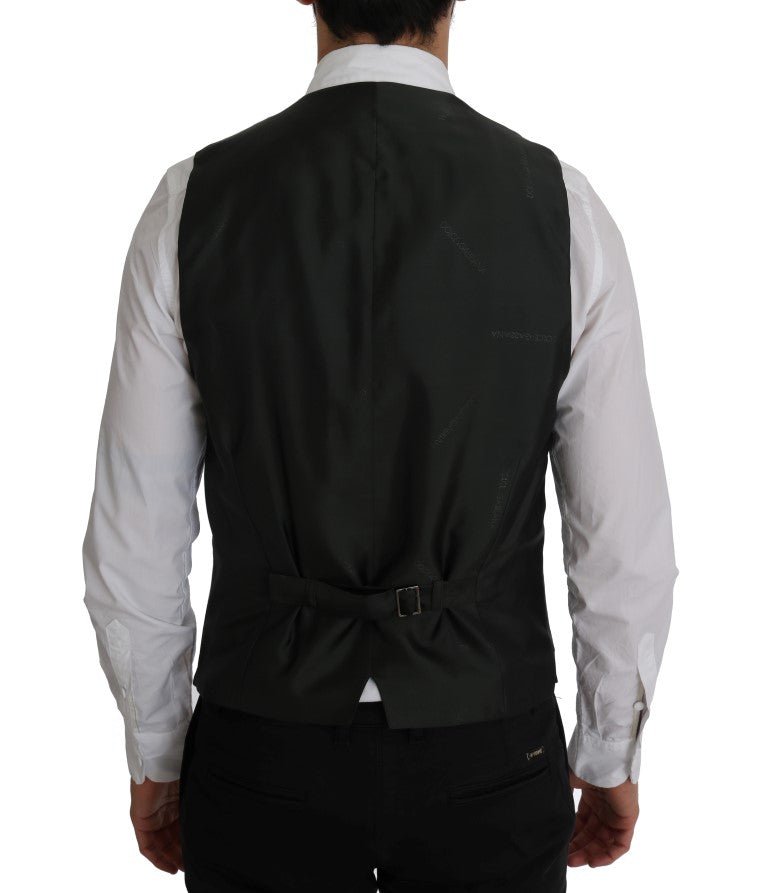 Dolce & Gabbana Elegant Striped Vest Waistcoat - Sandy Store ByNet