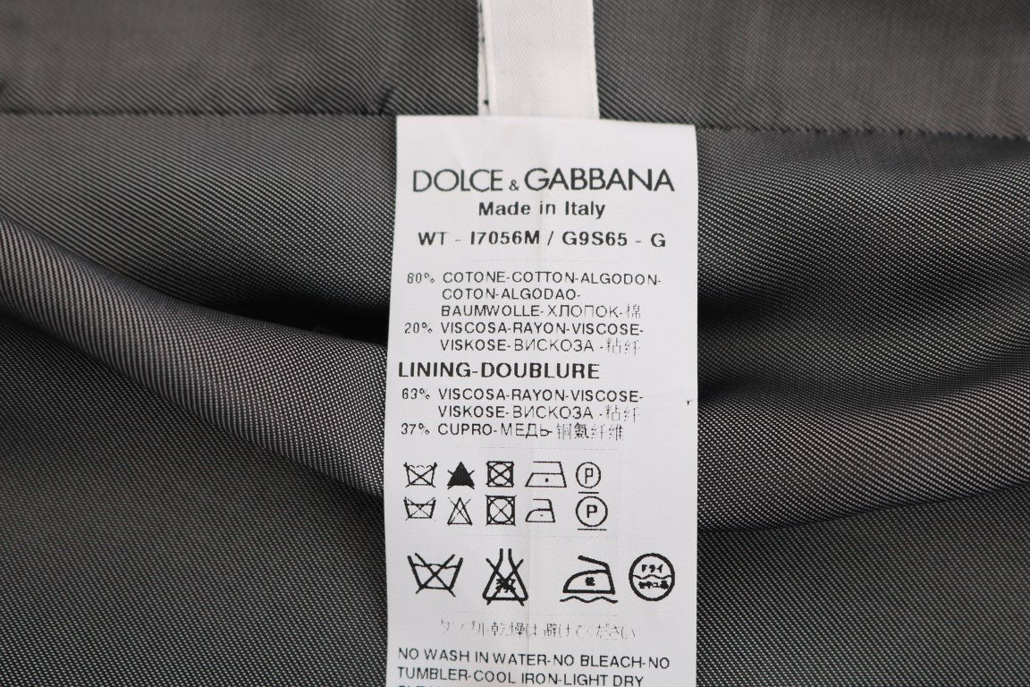 Dolce & Gabbana Elegant Striped Waistcoat Vest - Sandy Store ByNet