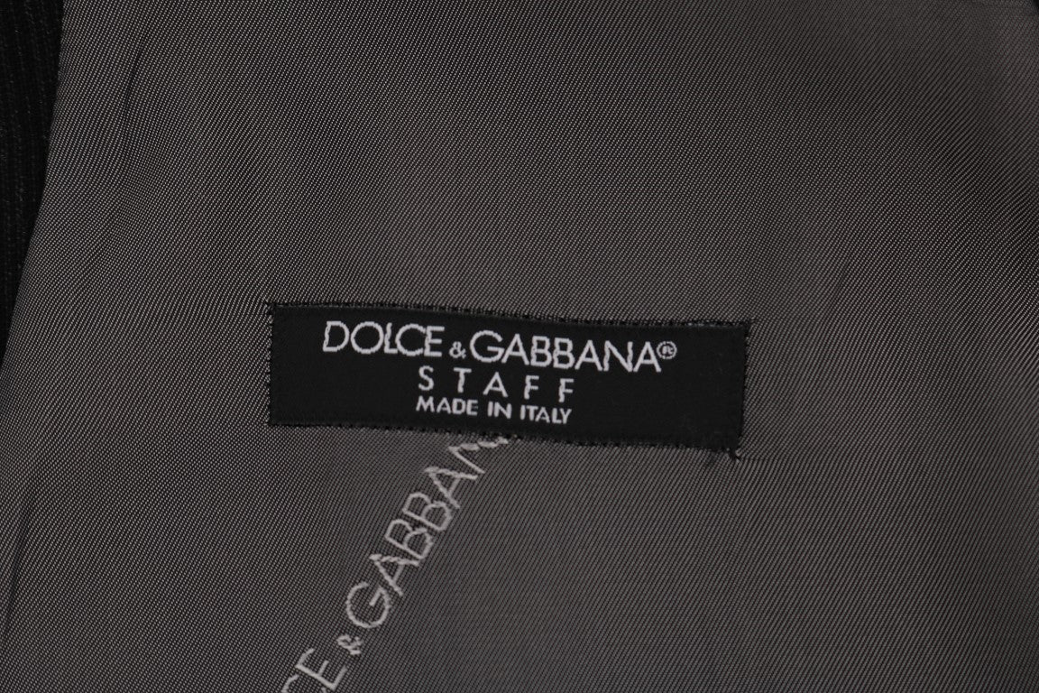 Dolce & Gabbana Elegant Striped Waistcoat Vest - Sandy Store ByNet