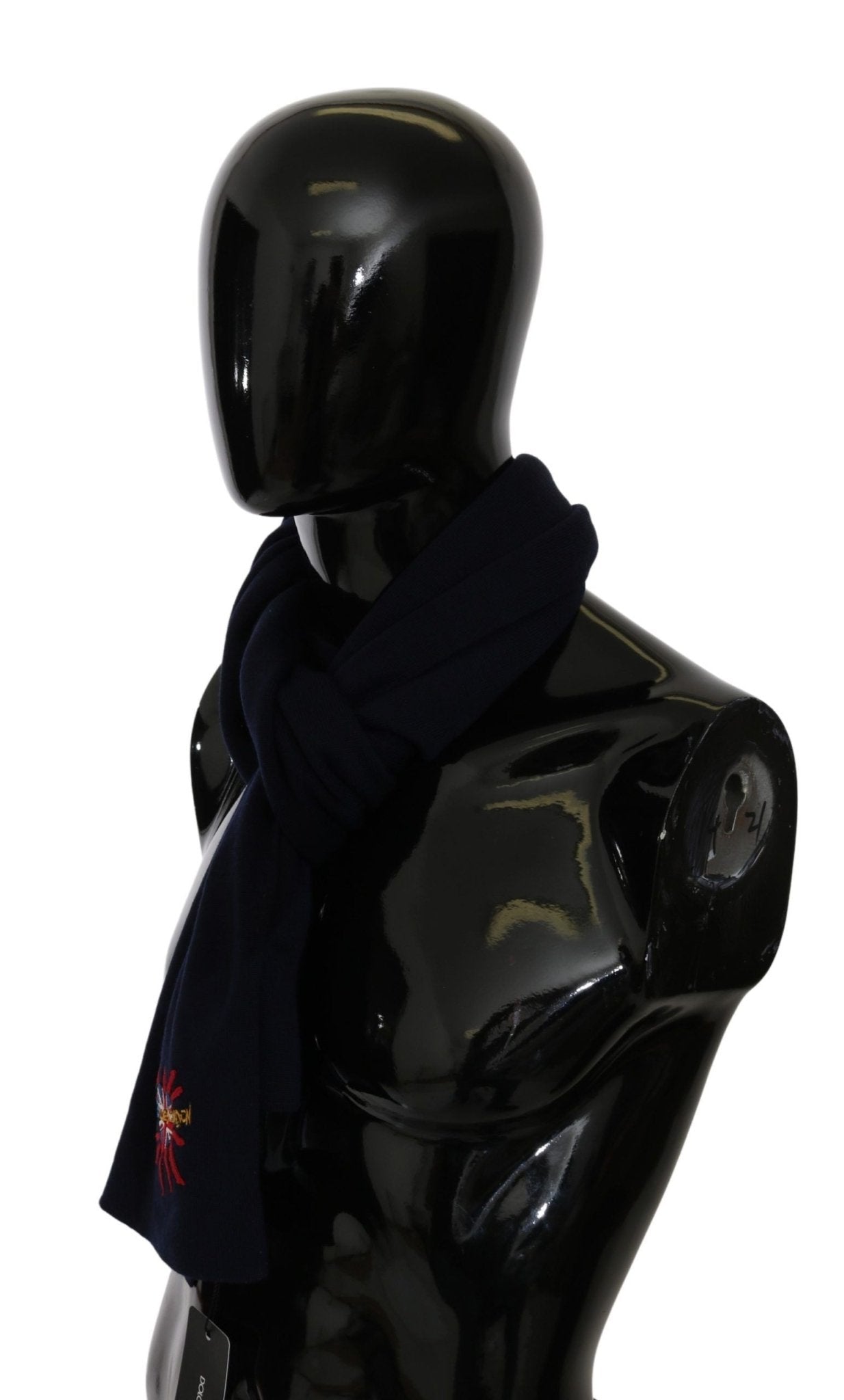 Dolce & Gabbana Elegant Virgin Wool Men's Scarf - Sandy Store ByNet
