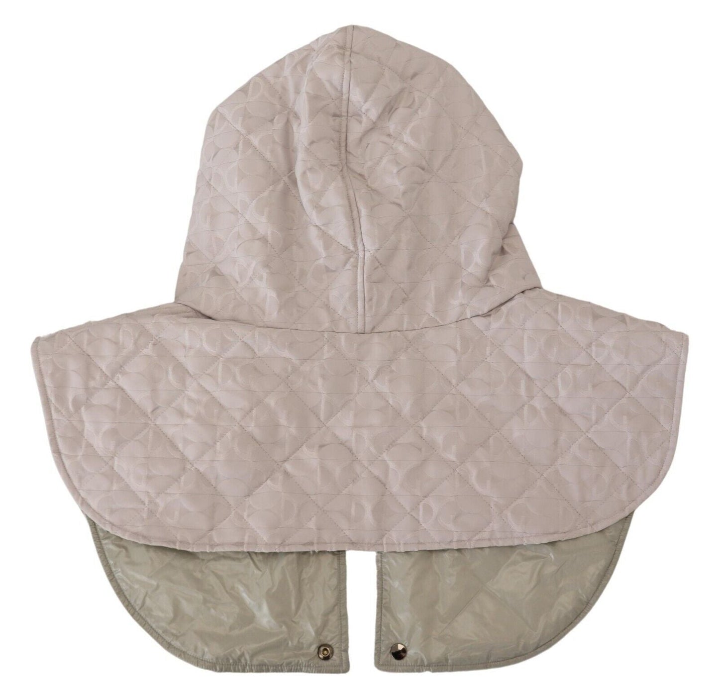 Dolce & Gabbana Elegant White Nylon Whole Head Wrap Hat - Sandy Store ByNet
