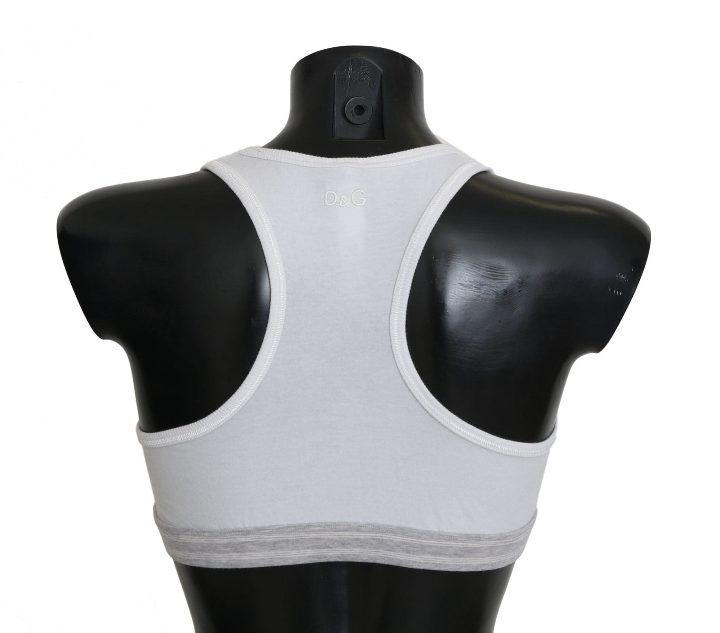 Dolce & Gabbana Elegant White Stretch Sport Bra - Sandy Store ByNet