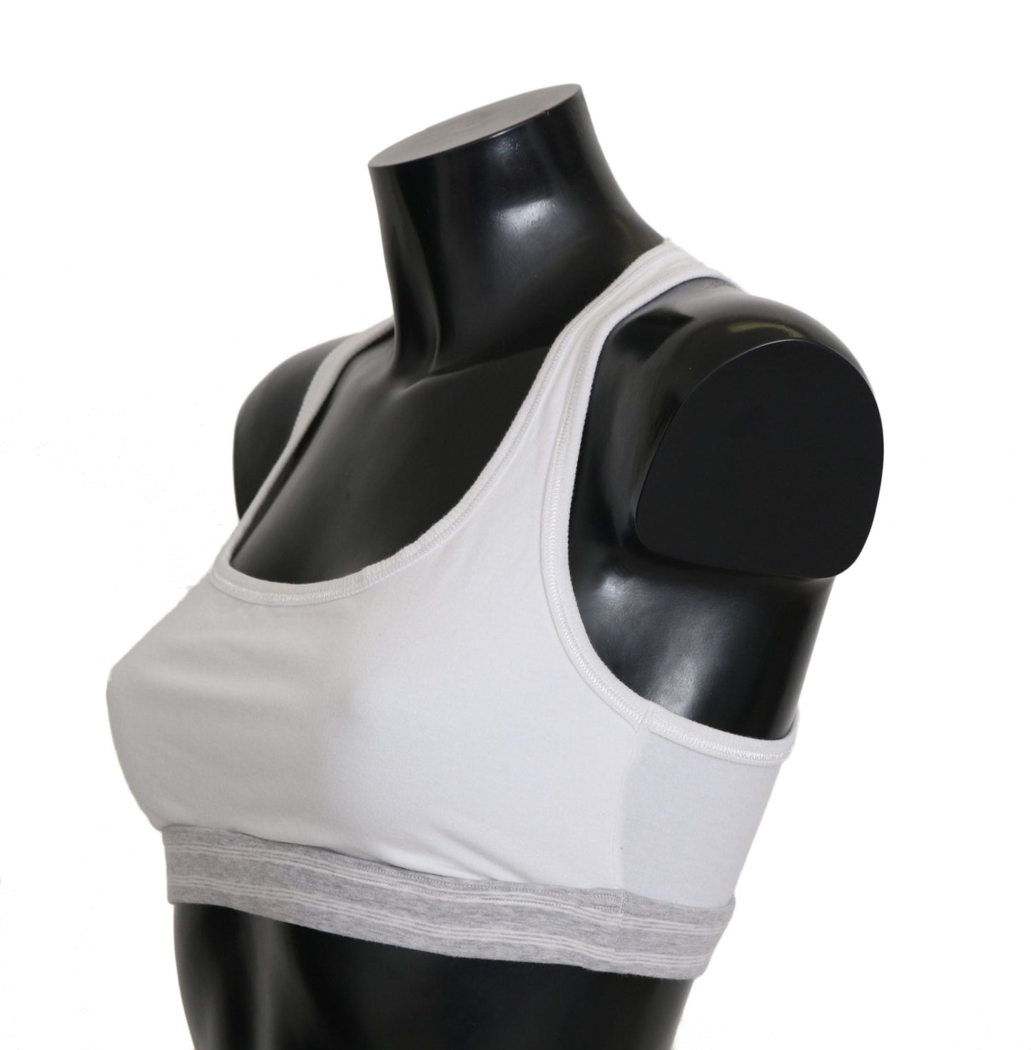 Dolce & Gabbana Elegant White Stretch Sport Bra - Sandy Store ByNet