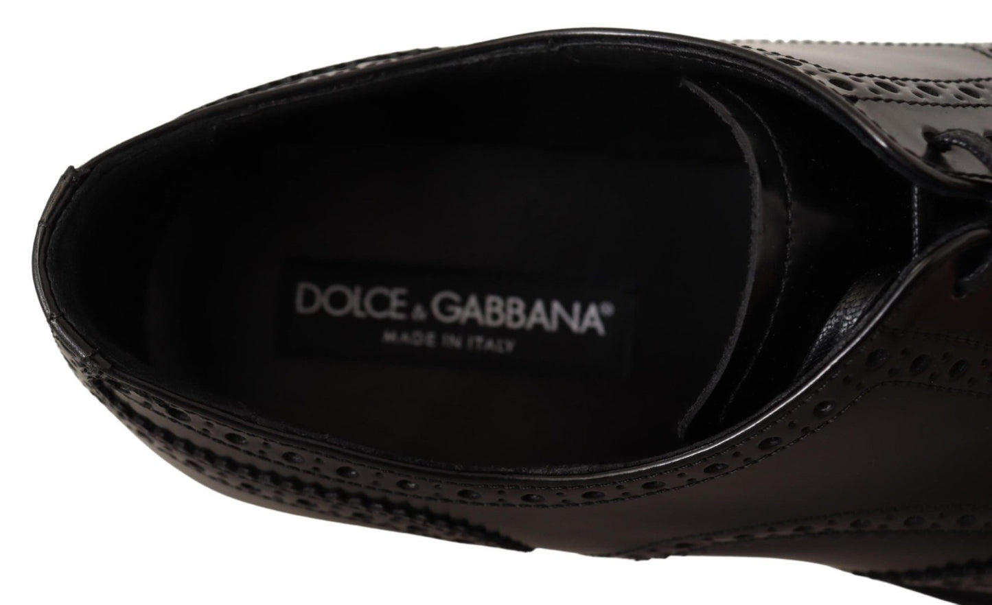 Dolce & Gabbana Elegant Wingtip Derby Oxford Shoes - Sandy Store ByNet
