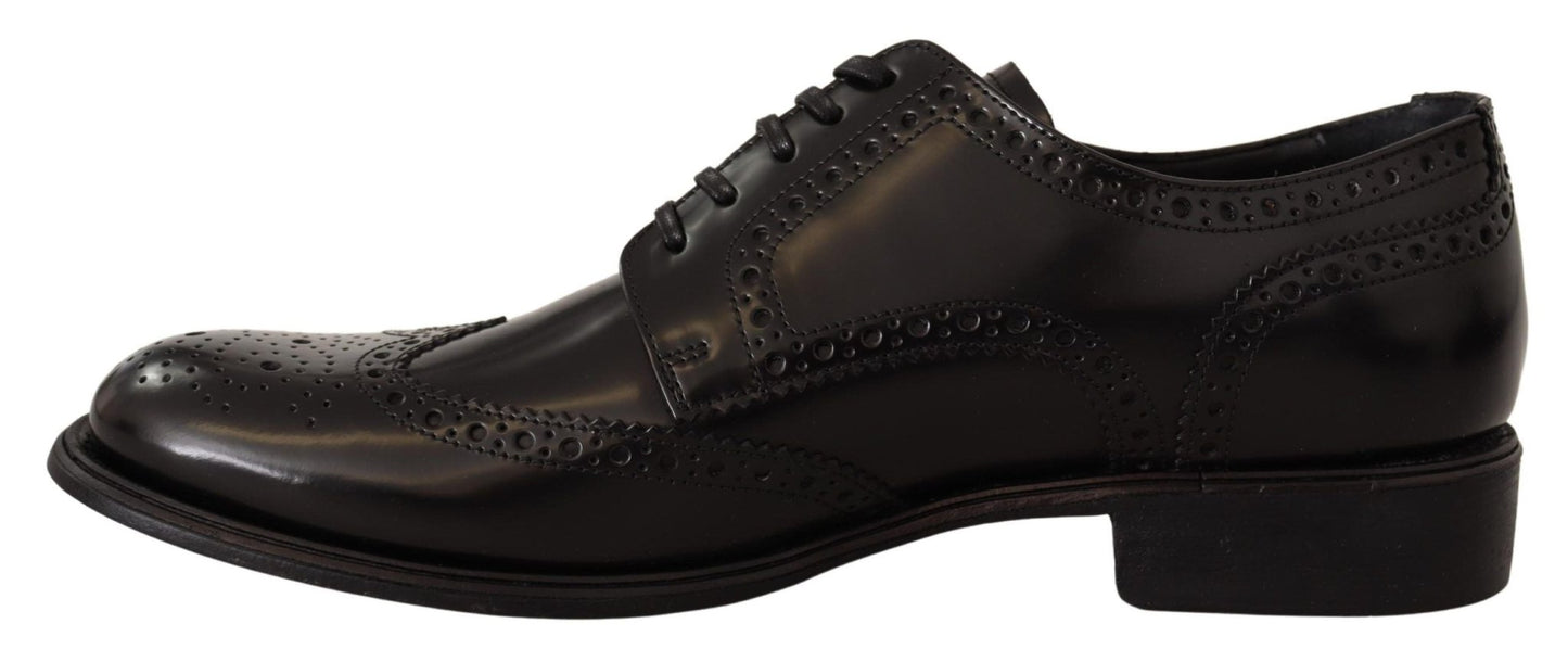 Dolce & Gabbana Elegant Wingtip Derby Oxford Shoes - Sandy Store ByNet
