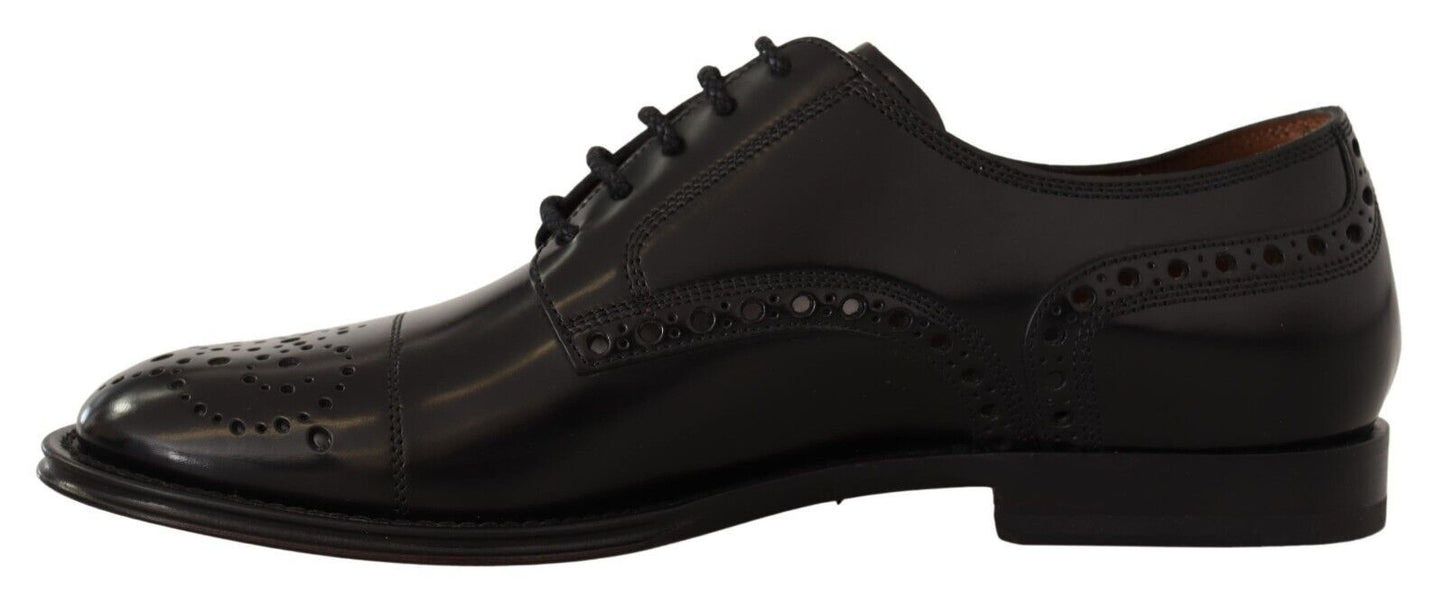 Dolce & Gabbana Elegant Wingtip Oxford Formal Shoes - Sandy Store ByNet