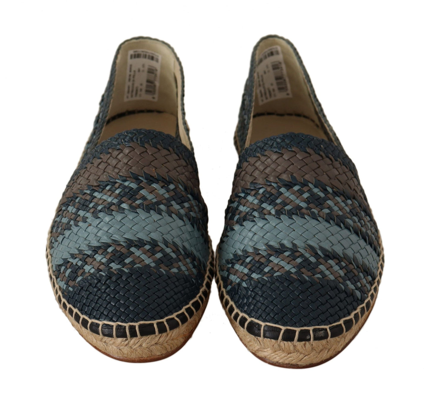 Dolce & Gabbana Elegant Woven Leather Espadrilles - Sandy Store ByNet