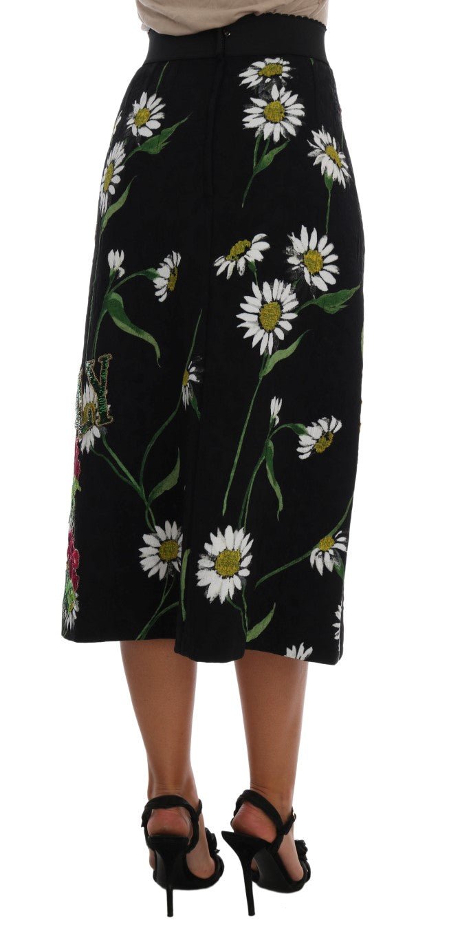 Dolce & Gabbana Embellished A - Line Mid - Calf Skirt - Sandy Store ByNet
