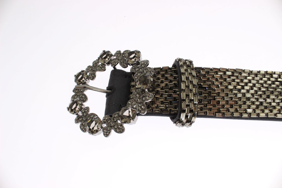 Dolce & Gabbana Embellished Sequined Wide Waist Belt - Sandy Store ByNet