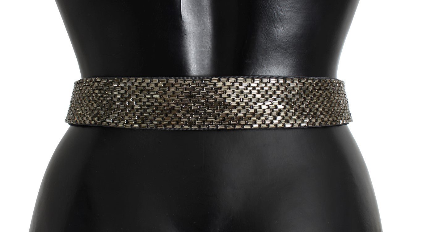 Dolce & Gabbana Embellished Sequined Wide Waist Belt - Sandy Store ByNet