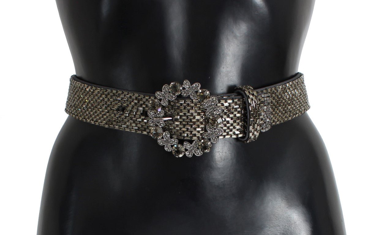 Dolce & Gabbana Embellished Sequined Wide Waist Belt - Sandy Store ByNet