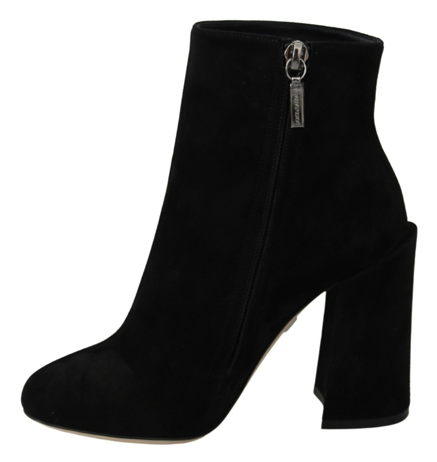 Dolce & Gabbana Embroidered Ankle Boots in Lambskin Suede - Sandy Store ByNet