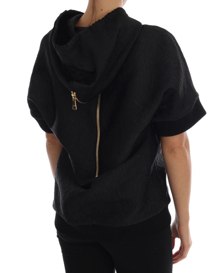Dolce & Gabbana Enchanted Brocade Crystal Hooded Sweater - Sandy Store ByNet