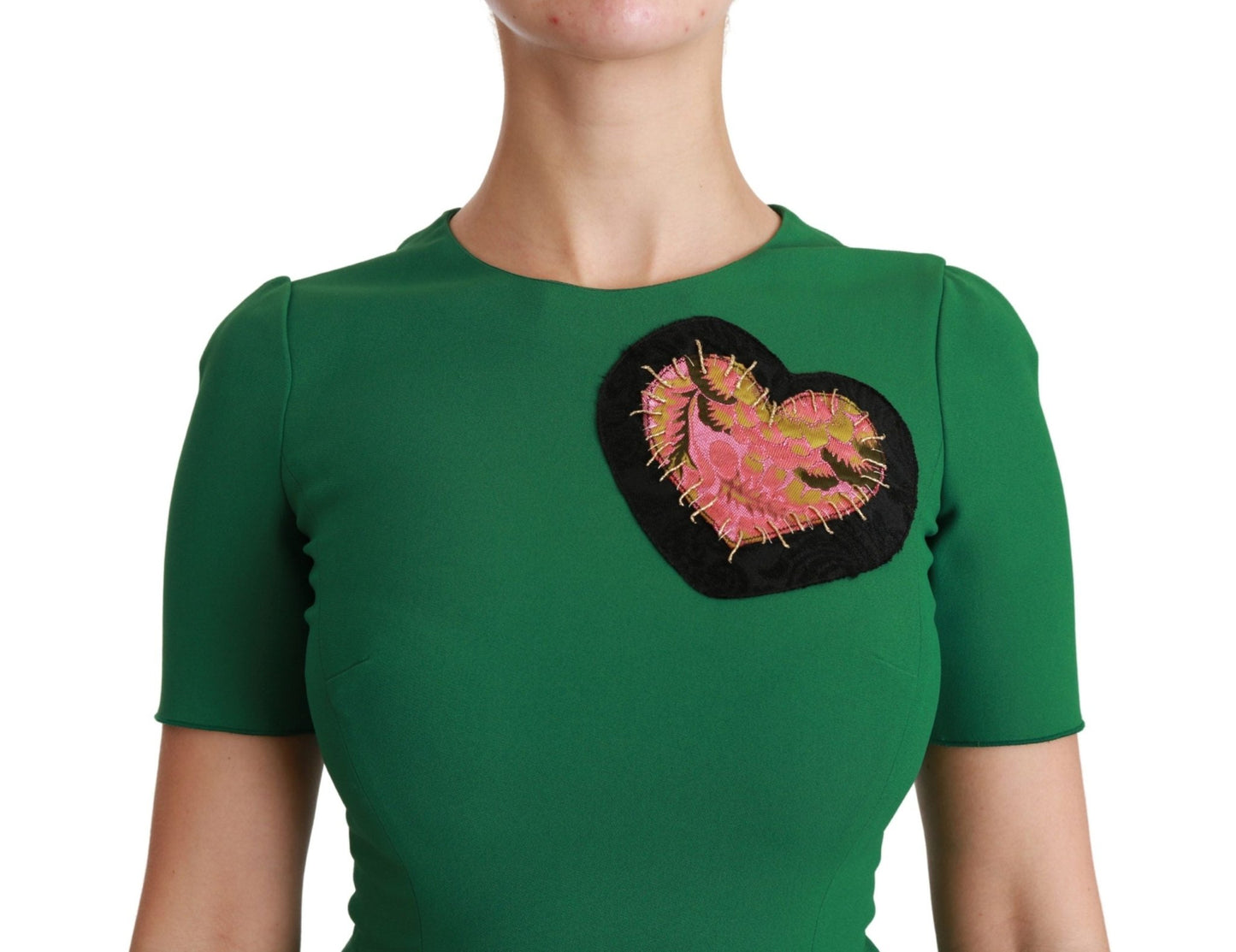 Dolce & Gabbana Enchanted Green Mermaid Midi Dress - Sandy Store ByNet