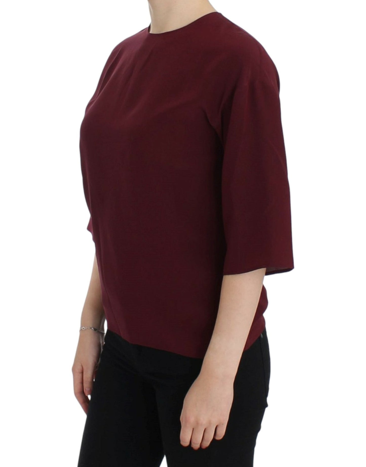 Dolce & Gabbana Enchanted Sicilian Silk Top - Sandy Store ByNet