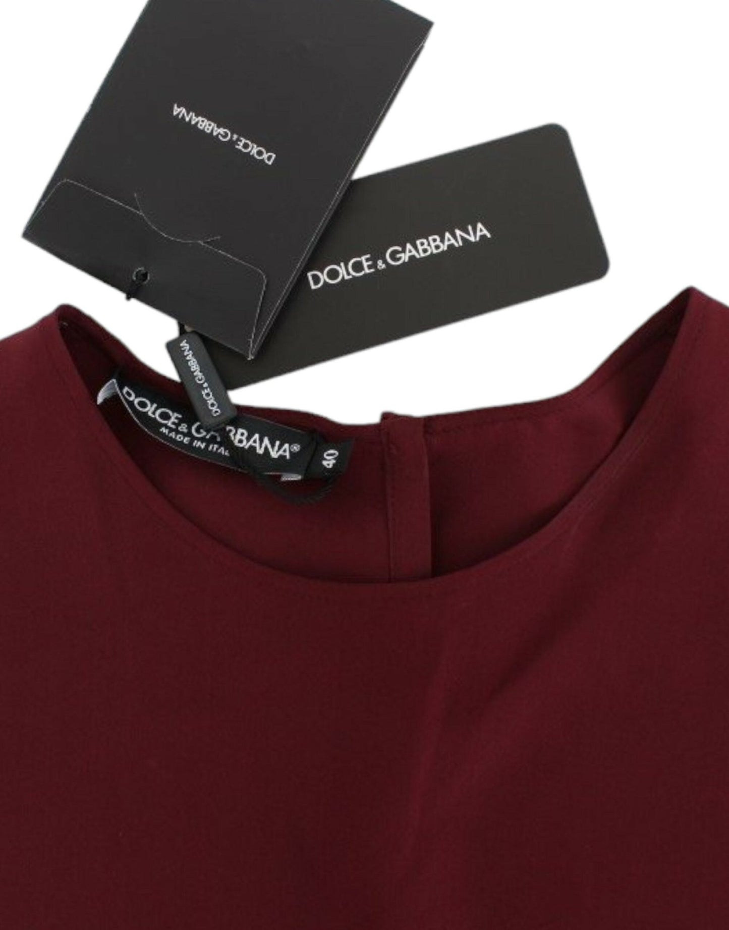 Dolce & Gabbana Enchanted Sicilian Silk Top - Sandy Store ByNet
