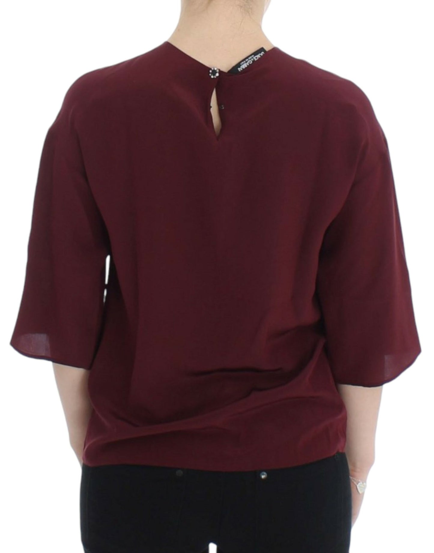 Dolce & Gabbana Enchanted Sicilian Silk Top - Sandy Store ByNet