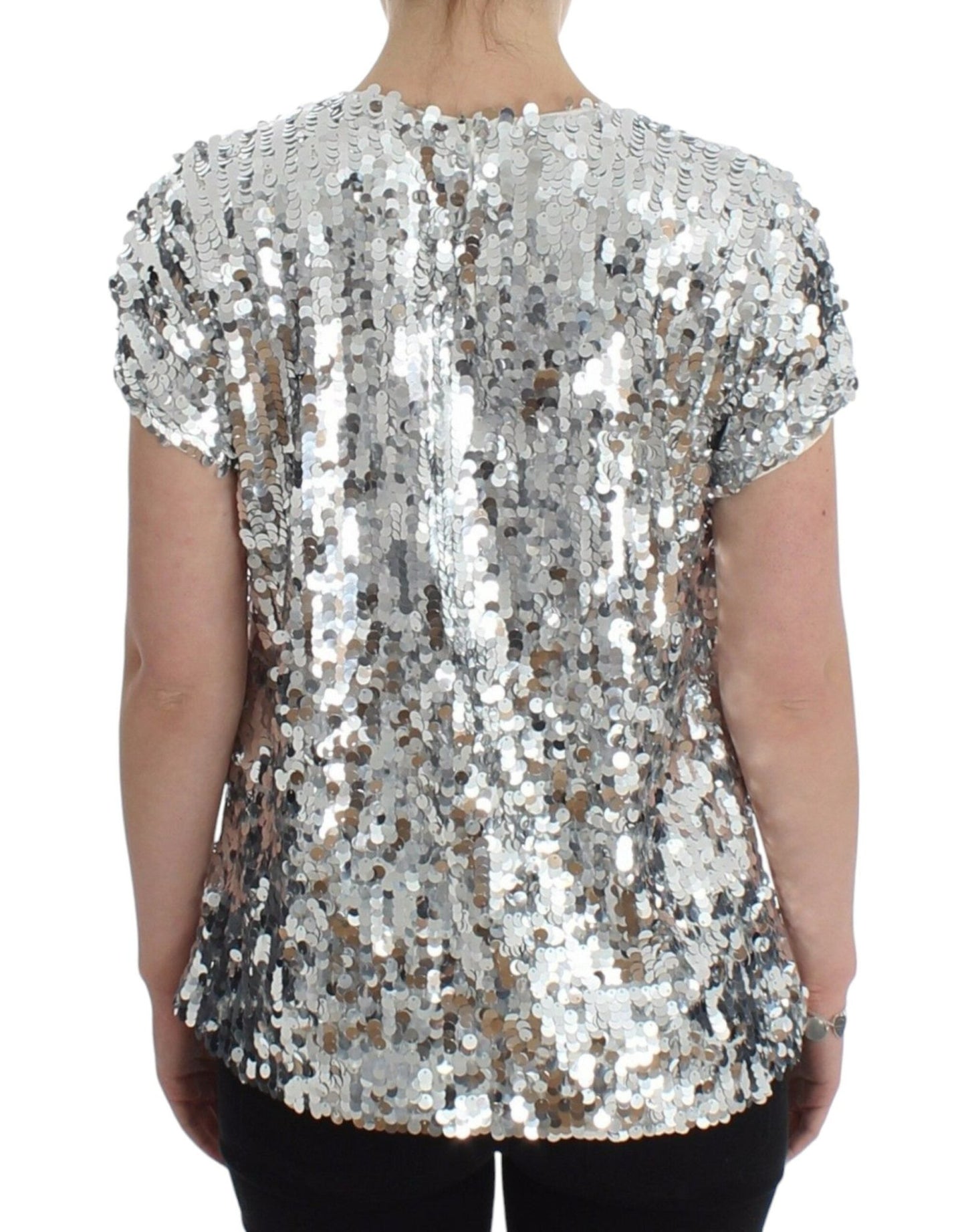 Dolce & Gabbana Enchanted Sicily Sequined Evening Blouse - Sandy Store ByNet