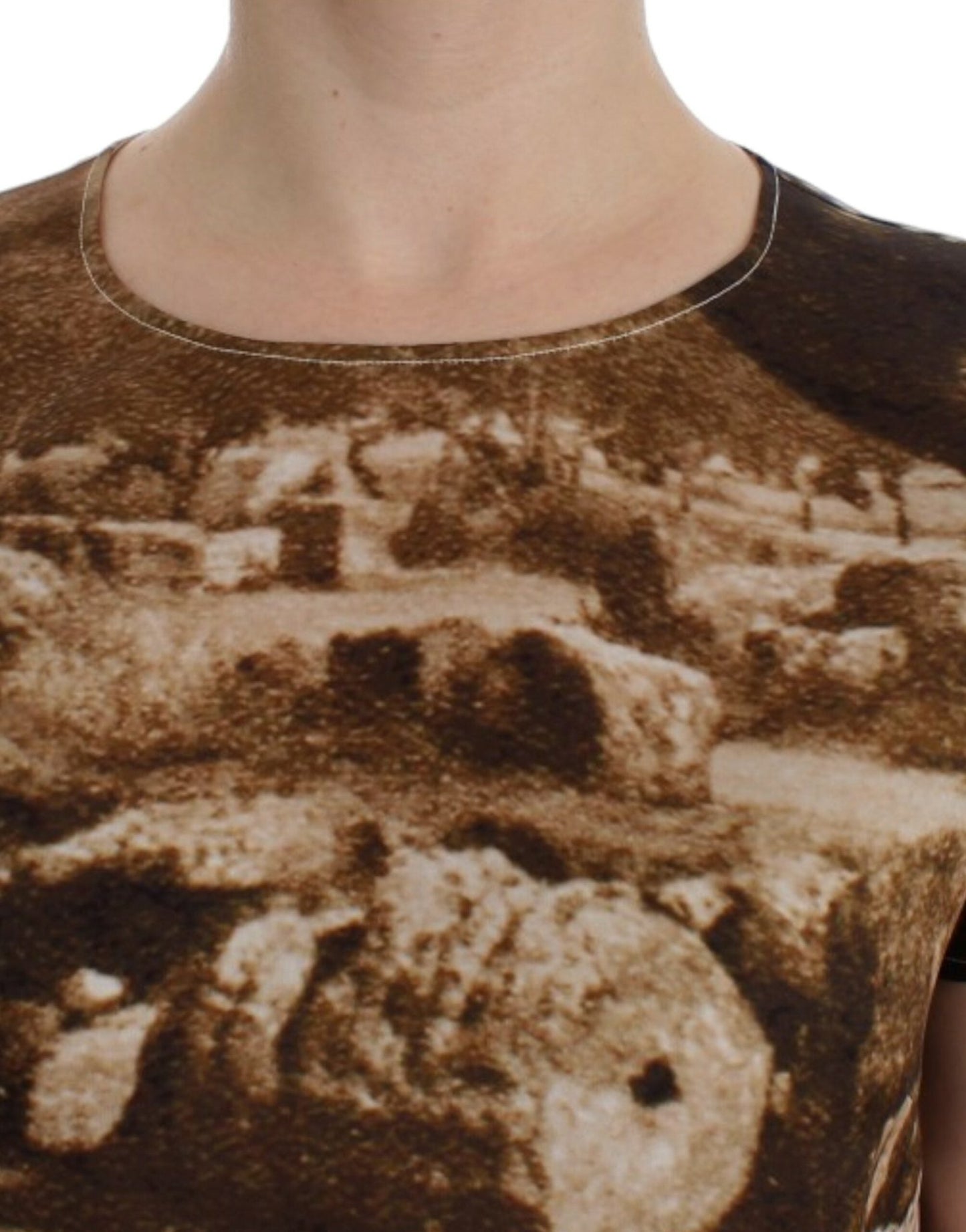 Dolce & Gabbana Enchanted Sicily Taormina Print Silk Blouse - Sandy Store ByNet