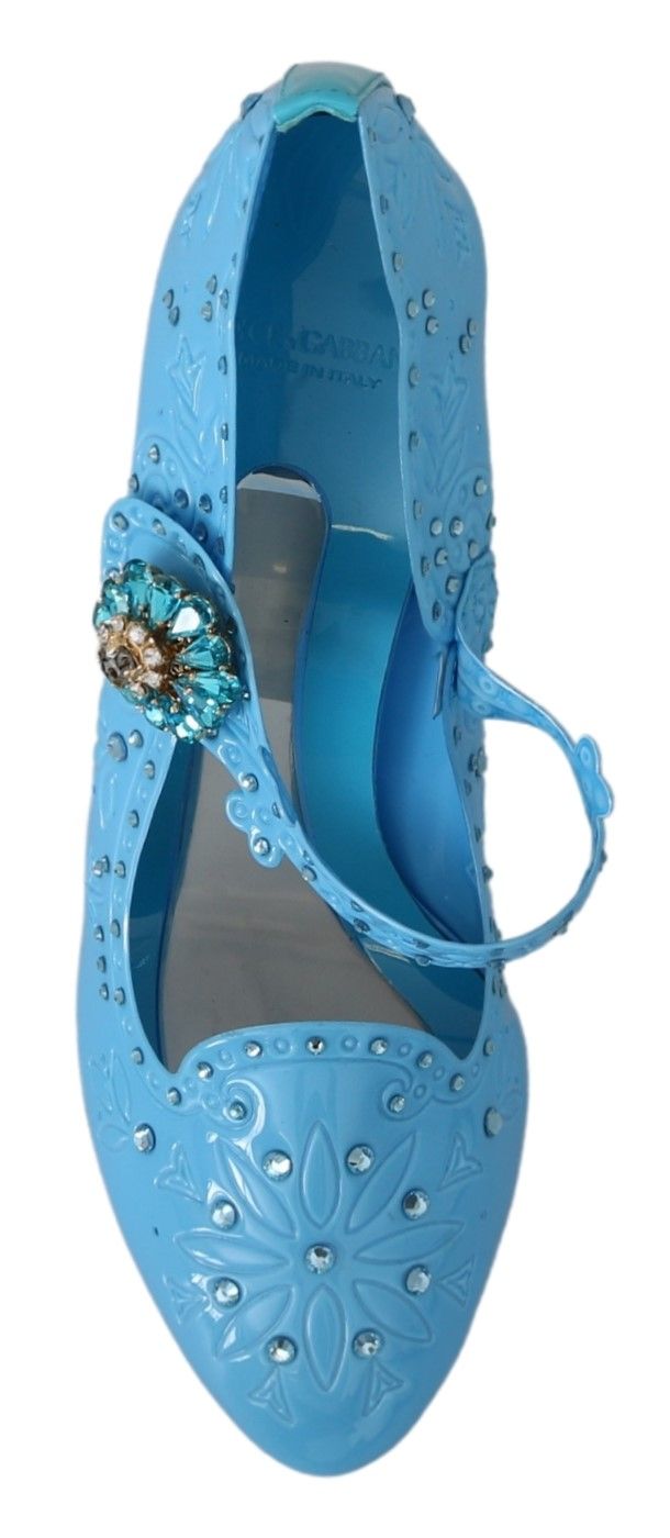Dolce & Gabbana Enchanting Crystal Cinderella Pumps - Sandy Store ByNet