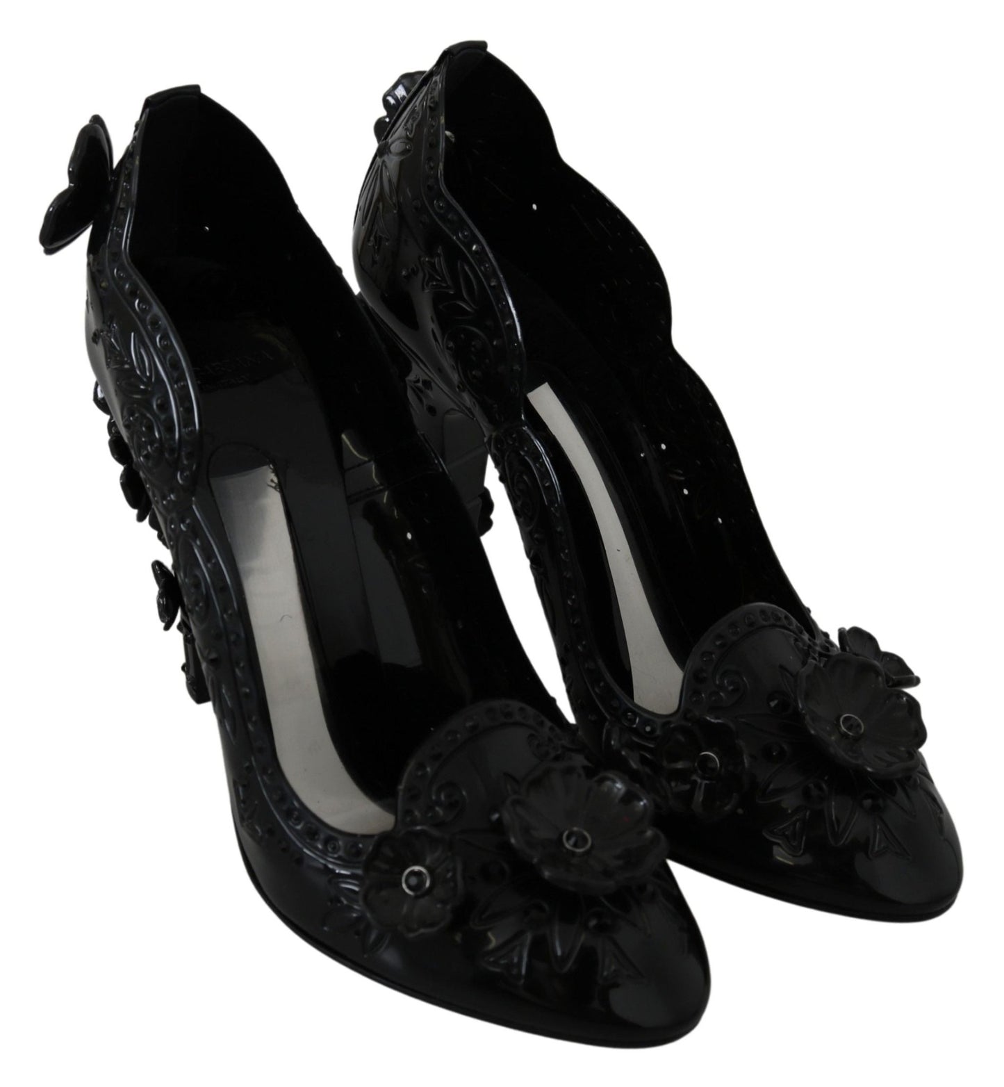 Dolce & Gabbana Enchanting Crystal Cinderella Pumps - Sandy Store ByNet