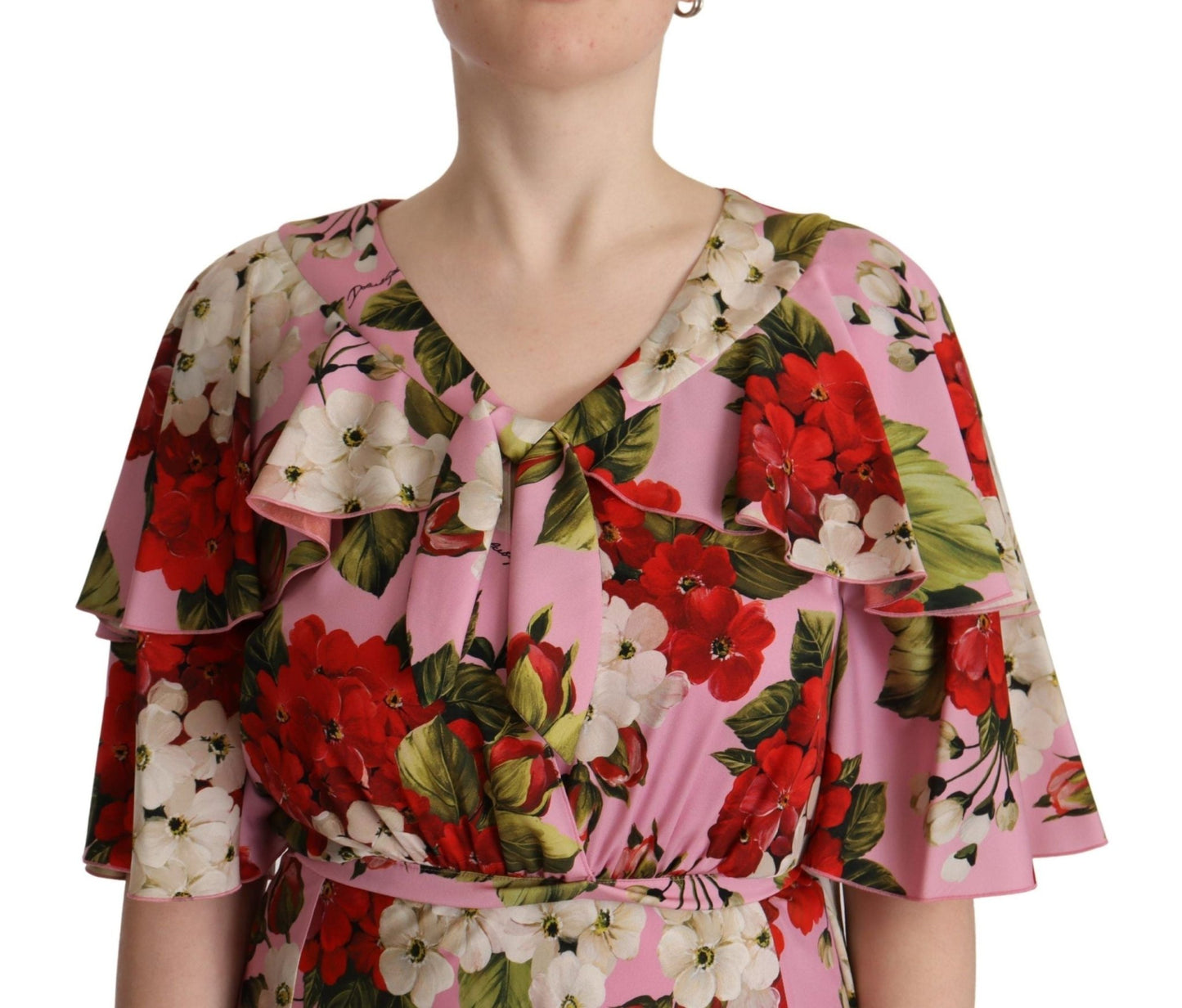Dolce & Gabbana Enchanting Floral Silk Maxi Dress - Sandy Store ByNet