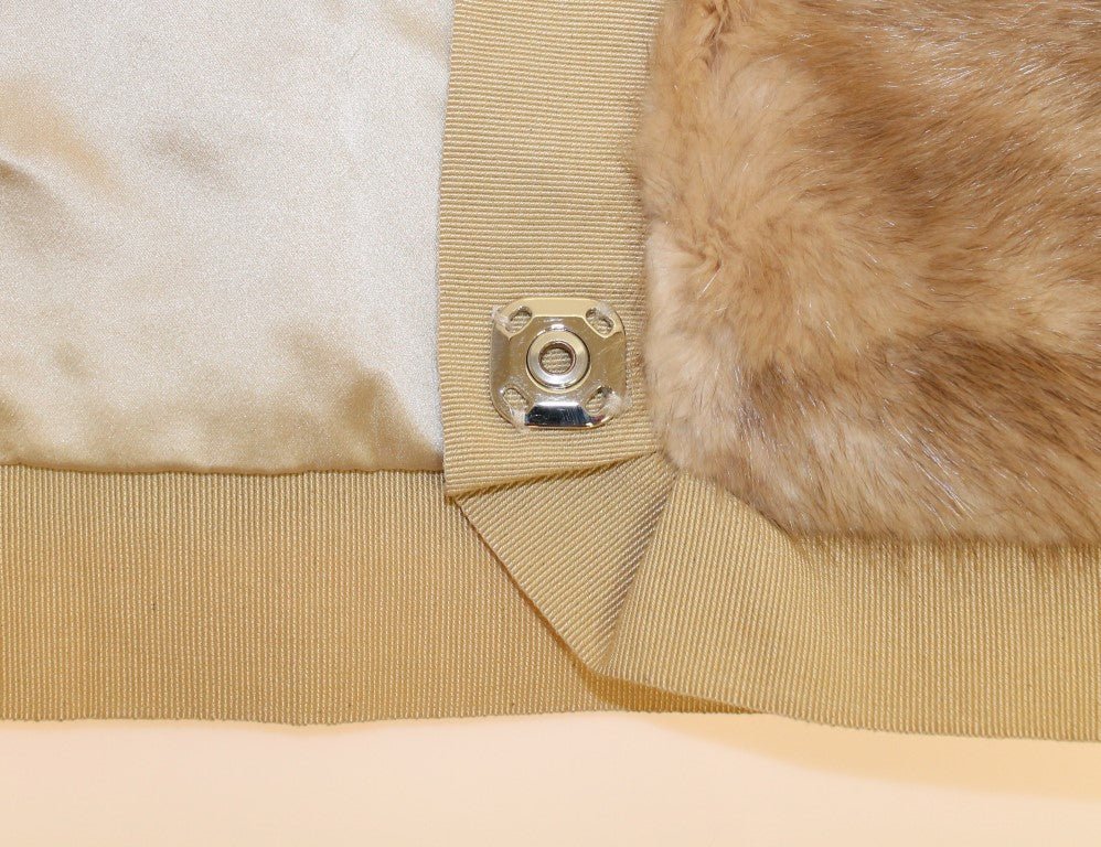 Dolce & Gabbana Exclusive Beige MINK Fur Scarf Wrap - Sandy Store ByNet