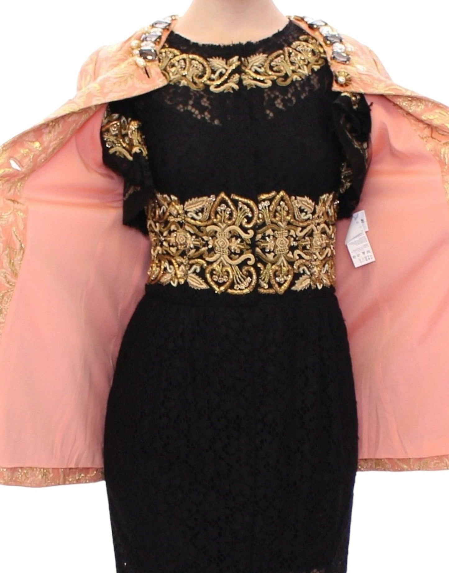 Dolce & Gabbana Exclusive Crystal Brocade Coat Jacket - Sandy Store ByNet