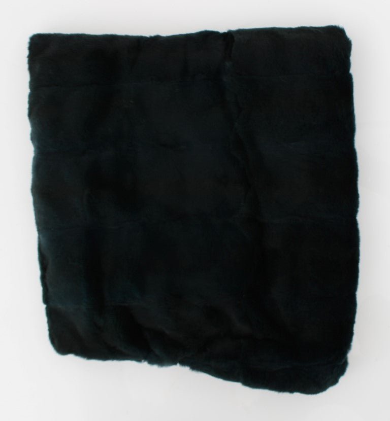 Dolce & Gabbana Exclusive Green Weasel Fur Hooded Scarf - Sandy Store ByNet