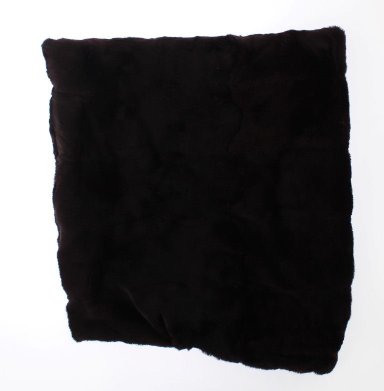 Dolce & Gabbana Exclusive Purple Weasel Fur Hooded Scarf - Sandy Store ByNet