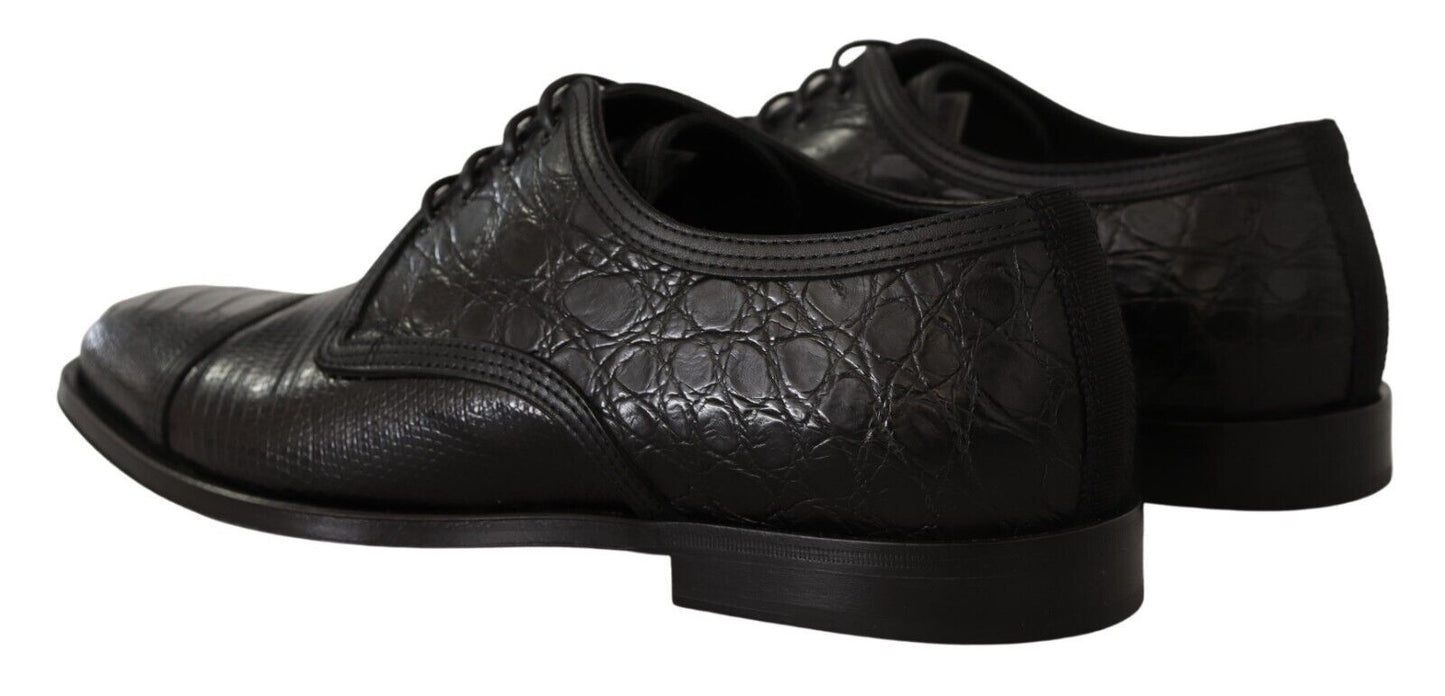 Dolce & Gabbana Exotic Leather Formal Lace - Up Shoes - Sandy Store ByNet