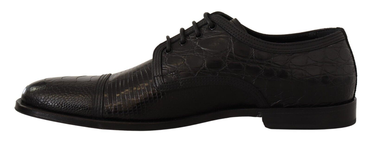 Dolce & Gabbana Exotic Leather Formal Lace - Up Shoes - Sandy Store ByNet