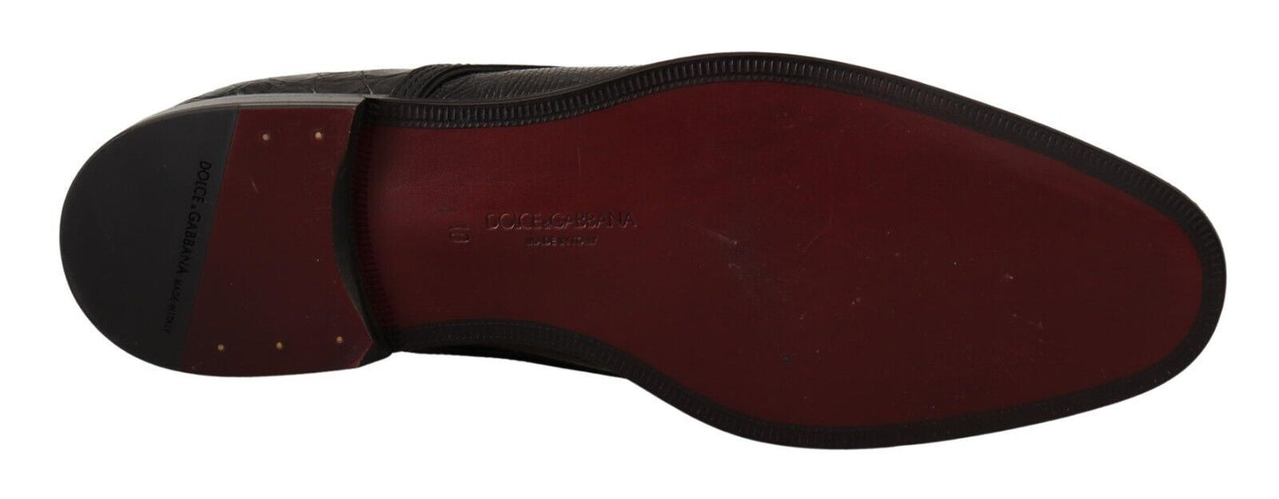 Dolce & Gabbana Exotic Leather Formal Lace - Up Shoes - Sandy Store ByNet