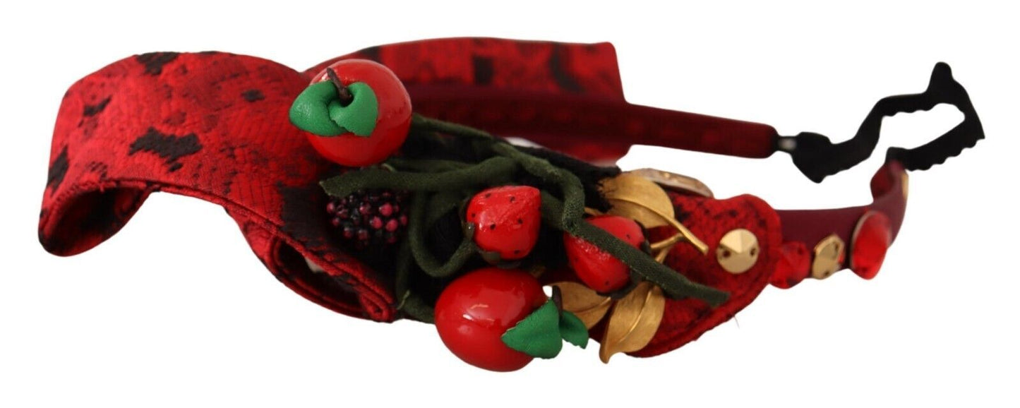 Dolce & Gabbana Exquisite Berry Crystal Embellished Diadem - Sandy Store ByNet