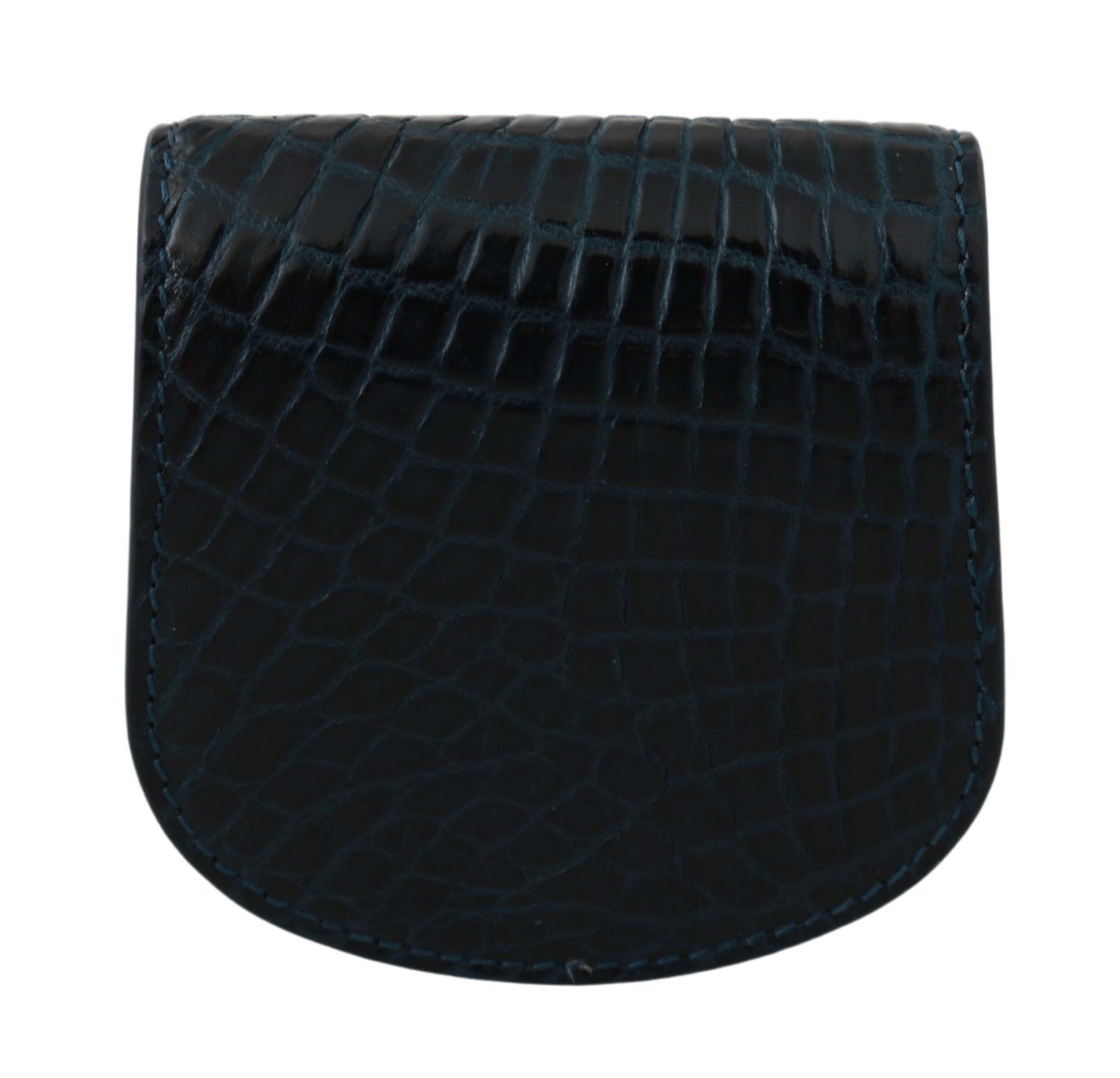 Dolce & Gabbana Exquisite Dark Blue Coin Case Wallet - Sandy Store ByNet